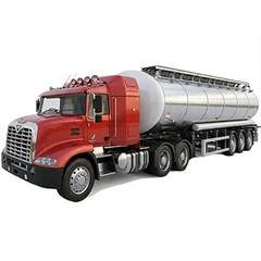 Eftirvagn fyrir vökva- og magntank